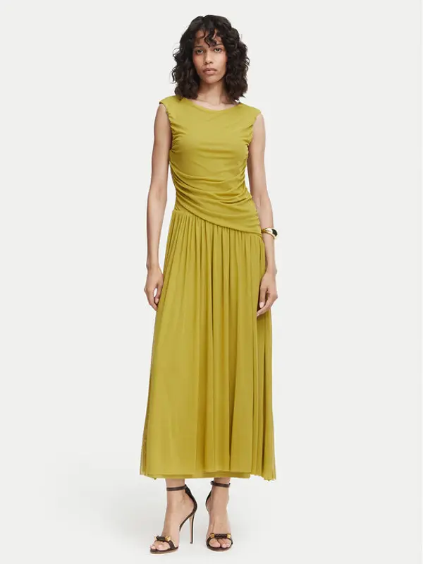 Vero Moda Vero Moda Večernja haljina Penelope 10351455 Zelena Regular Fit