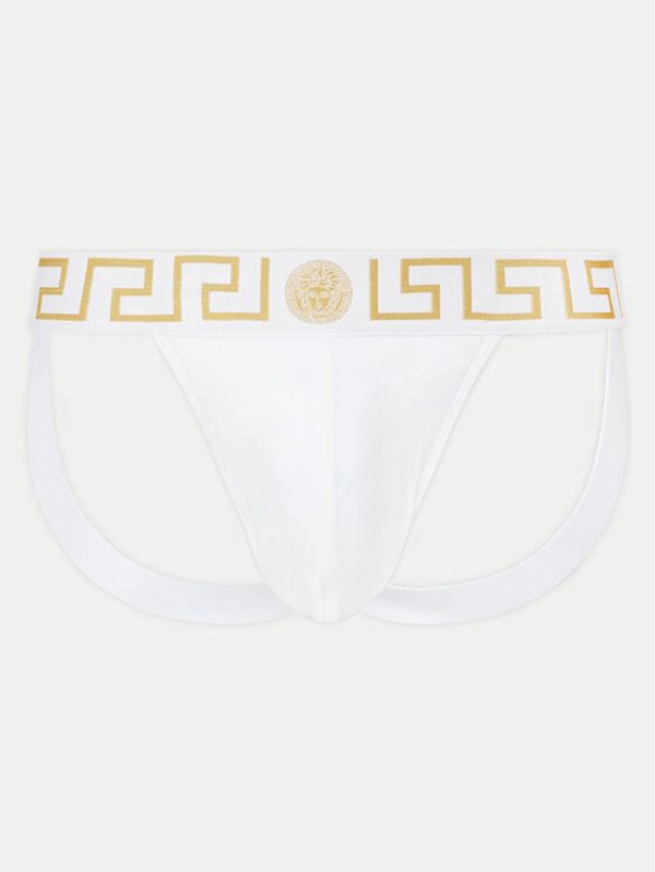 Versace Versace Gaće Jock Strap AUU01017 1A10011 Bijela
