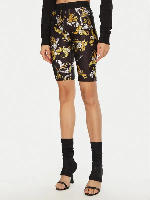 Versace Jeans Couture Versace Jeans Couture Biciklističke hlače 78HAC106 Crna Slim Fit