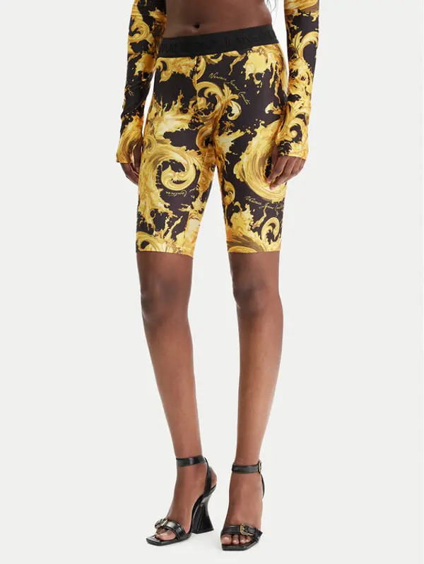 Versace Jeans Couture Versace Jeans Couture Biciklističke hlače 80HAC106 JS532 Crna Slim Fit