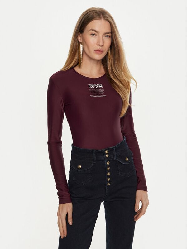 Versace Jeans Couture Versace Jeans Couture Bodi 77HAM221 Ljubičasta Slim Fit