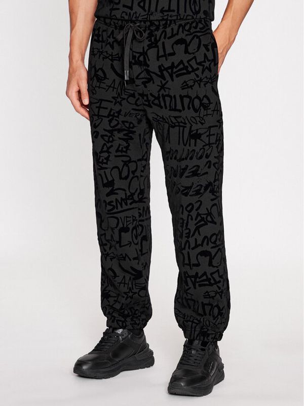 Versace Jeans Couture Versace Jeans Couture Donji dio trenerke 75GAA315 Crna Regular Fit