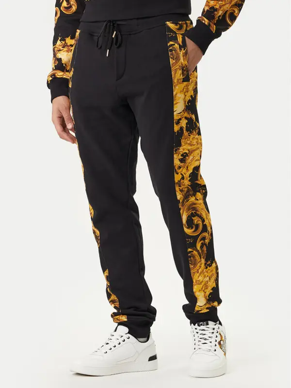Versace Jeans Couture Versace Jeans Couture Donji dio trenerke 80GAA3C0 FS196 Crna Regular Fit