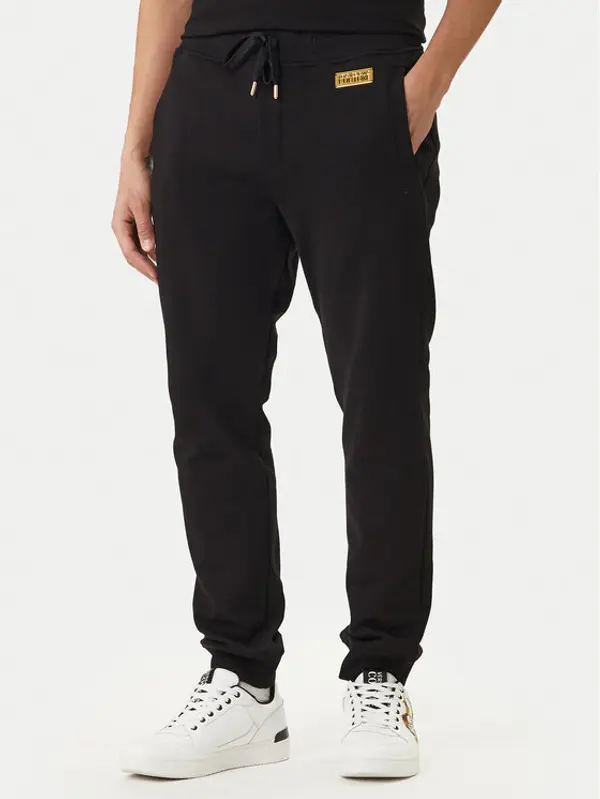 Versace Jeans Couture Versace Jeans Couture Donji dio trenerke 80GAAT04 CF01T Crna Regular Fit