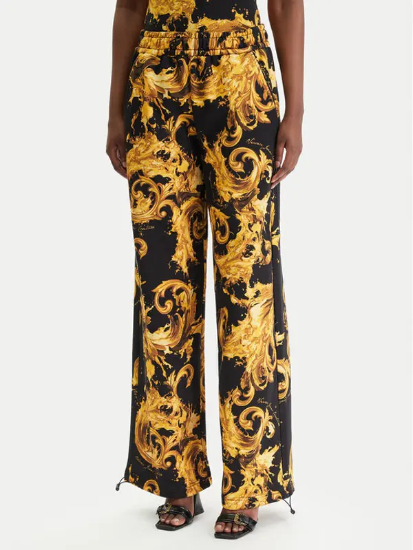 Versace Jeans Couture Versace Jeans Couture Donji dio trenerke 80HAA320 FS196 Crna Regular Fit