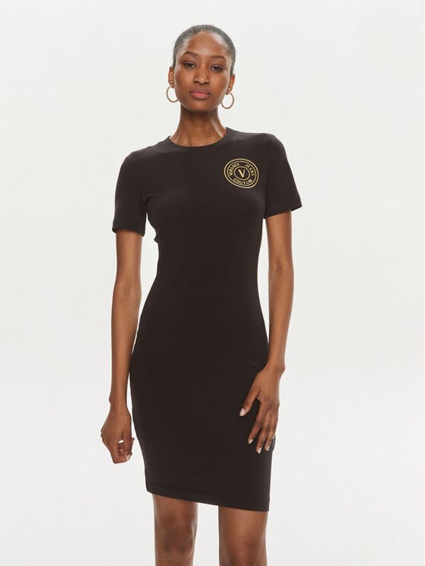 Versace Jeans Couture Versace Jeans Couture Haljina za svaki dan 76HAOT02 Crna Slim Fit