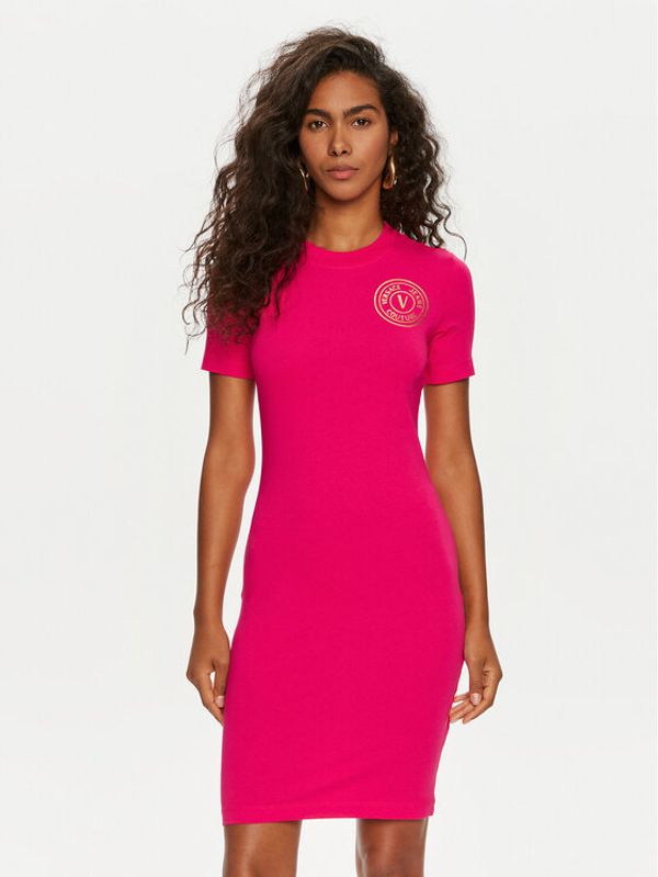 Versace Jeans Couture Versace Jeans Couture Haljina za svaki dan 76HAOT02 Ružičasta Slim Fit