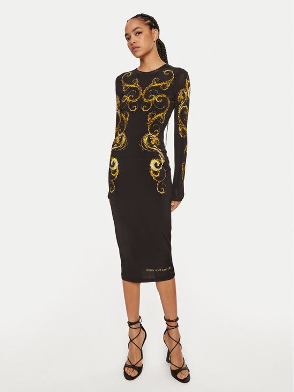 Versace Jeans Couture Versace Jeans Couture Haljina za svaki dan 77HAO9P8 Crna Slim Fit