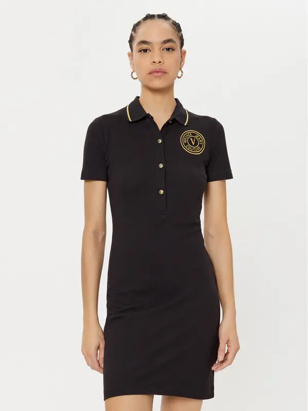 Versace Jeans Couture Versace Jeans Couture Haljina za svaki dan 78HAOT01 Crna Regular Fit