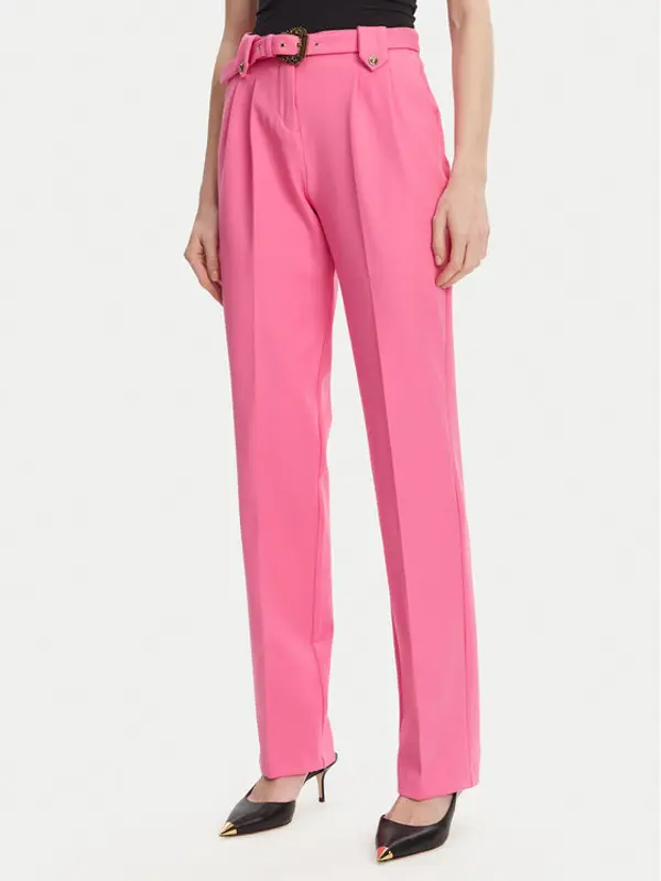 Versace Jeans Couture Versace Jeans Couture Hlače 78HAA111 Ružičasta Straight Fit