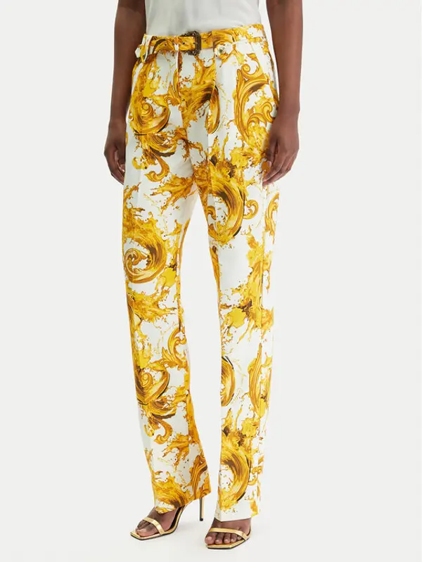 Versace Jeans Couture Versace Jeans Couture Hlače 80HAA111 NS756 Bijela Regular Fit