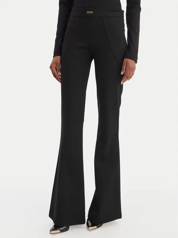 Versace Jeans Couture Versace Jeans Couture Hlače 80HAA115 J0092 Crna Flare Fit