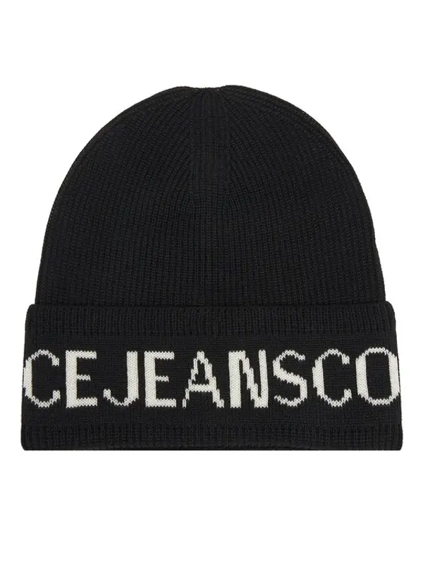 Versace Jeans Couture Versace Jeans Couture Kapa Big Beanie 79YAZK40 Crna
