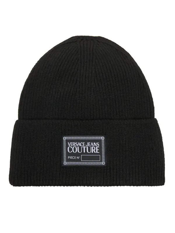 Versace Jeans Couture Versace Jeans Couture Kapa Big Beanie 79YAZK50 Crna