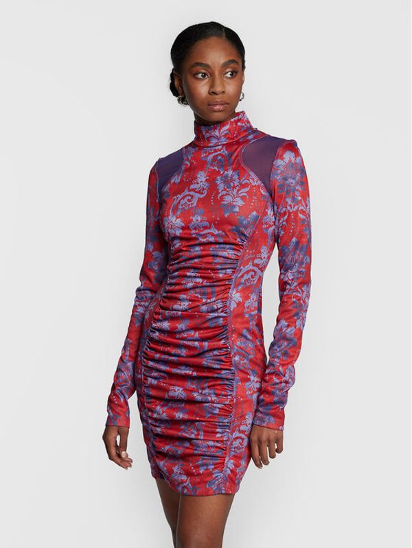 Versace Jeans Couture Versace Jeans Couture Koktel haljina 73HAO919 Ljubičasta Slim Fit