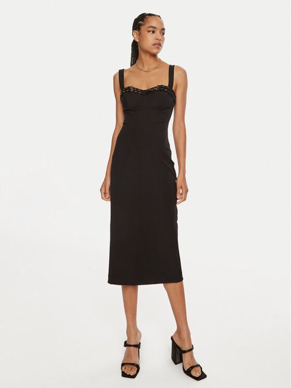 Versace Jeans Couture Versace Jeans Couture Koktel haljina 77HAO935 Crna Slim Fit