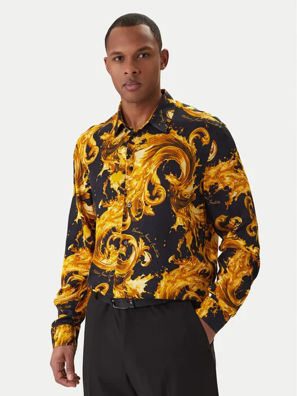 Versace Jeans Couture Versace Jeans Couture Košulja 80GAL2R0 NS757 Crna Regular Fit