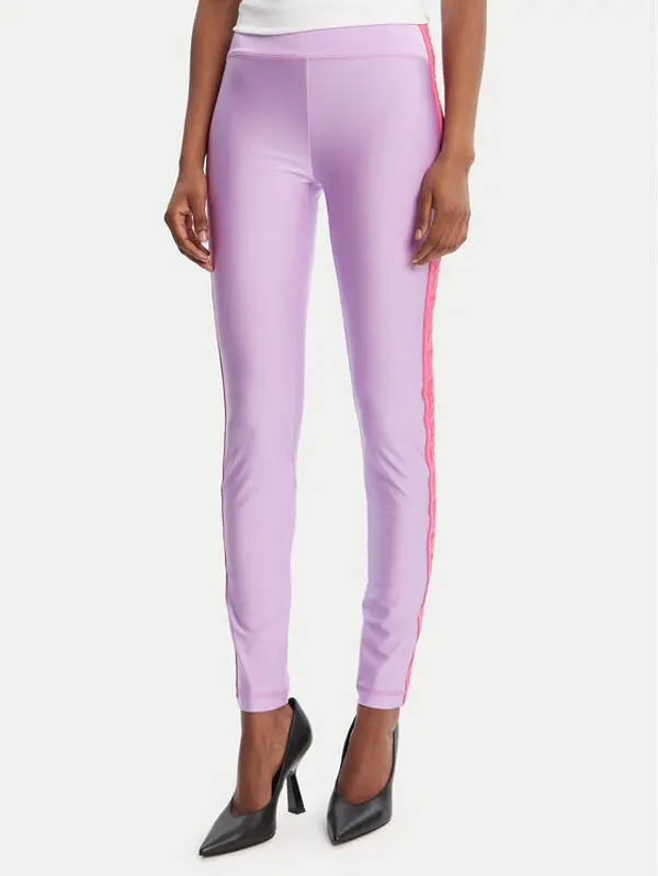 Versace Jeans Couture Versace Jeans Couture Leggings 79HAC114 N0008 Ljubičasta Slim Fit