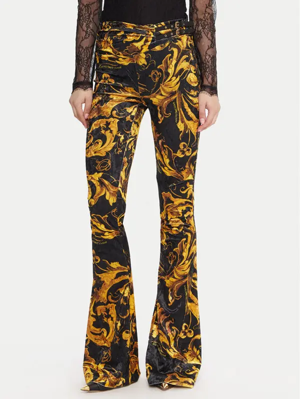 Versace Jeans Couture Versace Jeans Couture Leggings 79HAC322 JS508 Crna Slim Fit