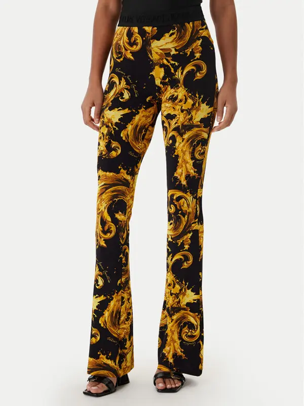 Versace Jeans Couture Versace Jeans Couture Leggings 80HAC107 JS533 Crna Flare Fit