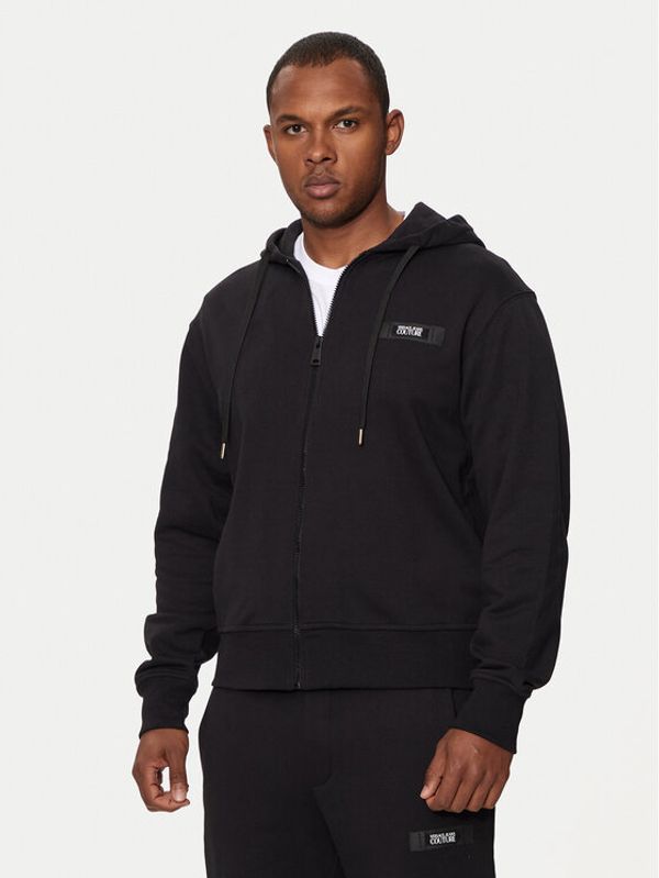 Versace Jeans Couture Versace Jeans Couture Majica dugih rukava 76GAIE05 Crna Regular Fit