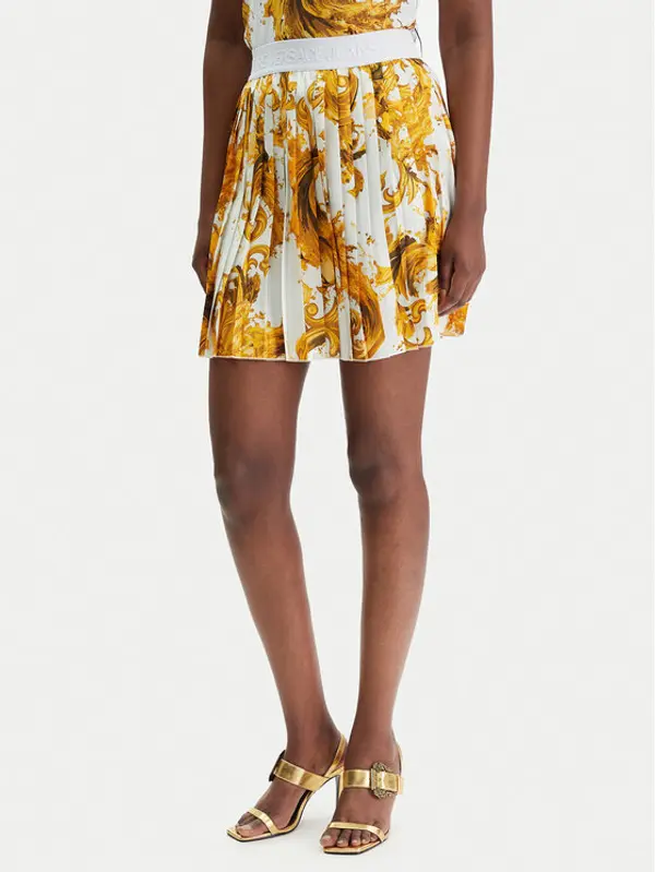 Versace Jeans Couture Versace Jeans Couture Mini suknja 80HAE820 NS834 Bijela Regular Fit