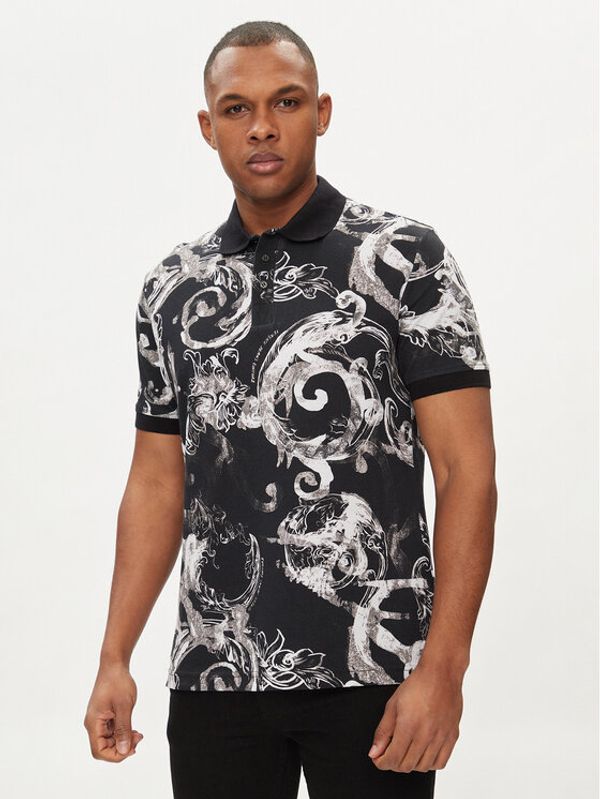 Versace Jeans Couture Versace Jeans Couture Polo 76GAG6S0 Crna Regular Fit