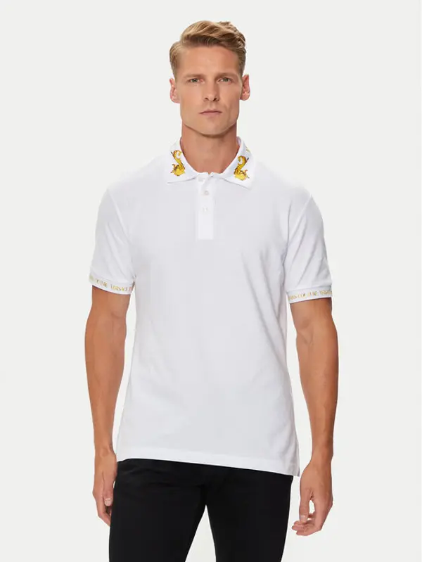 Versace Jeans Couture Versace Jeans Couture Polo 76GAGT00 Bijela Regular Fit