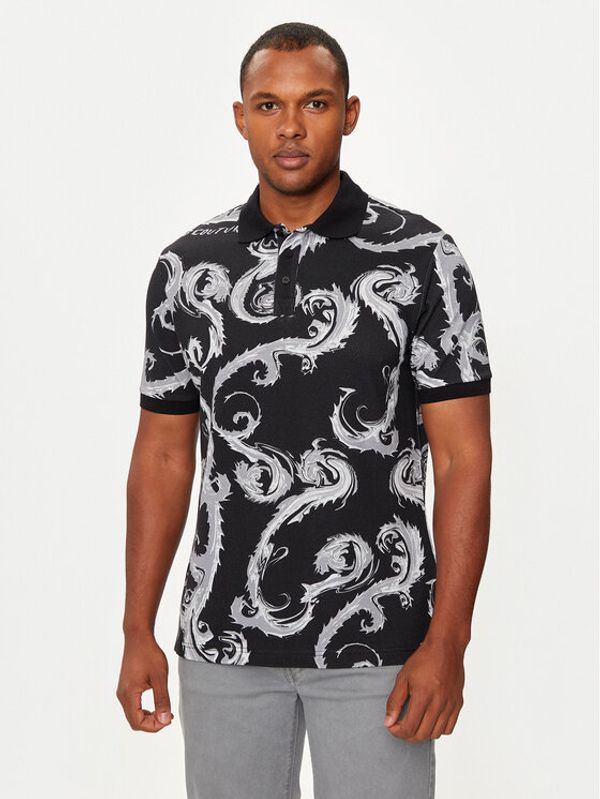 Versace Jeans Couture Versace Jeans Couture Polo 77GAG6S0 Crna Regular Fit