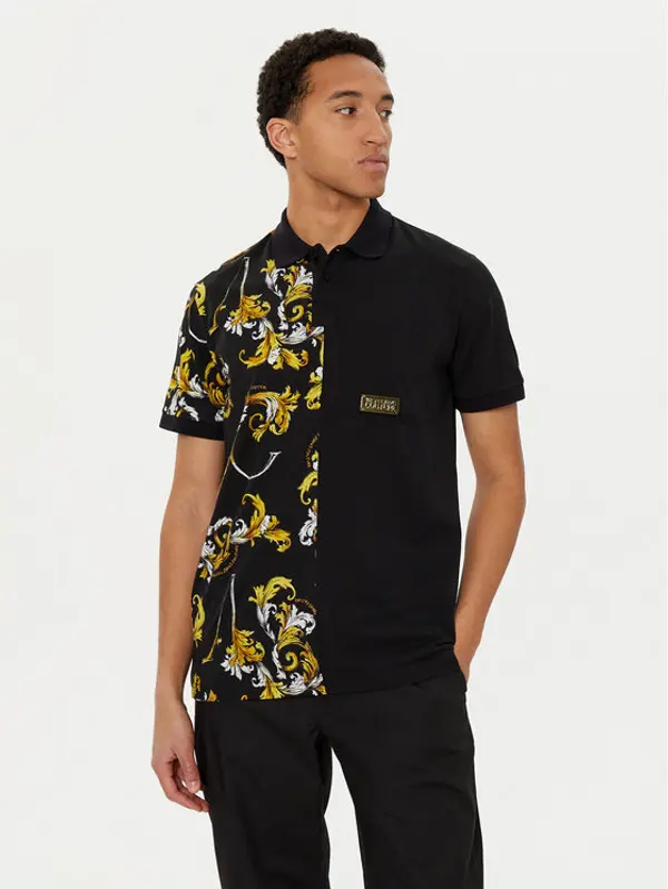 Versace Jeans Couture Versace Jeans Couture Polo 78GAG625 Crna Regular Fit