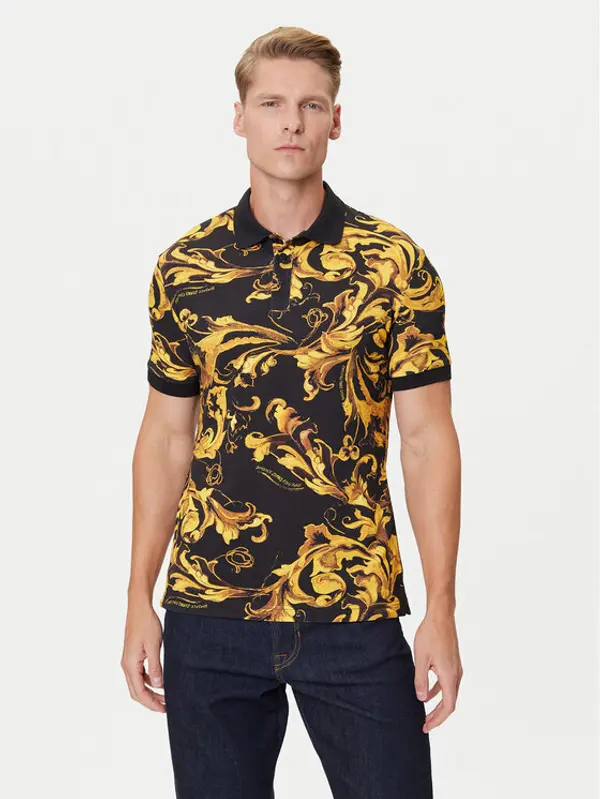 Versace Jeans Couture Versace Jeans Couture Polo 79GAG6S0 JS514 Crna Regular Fit