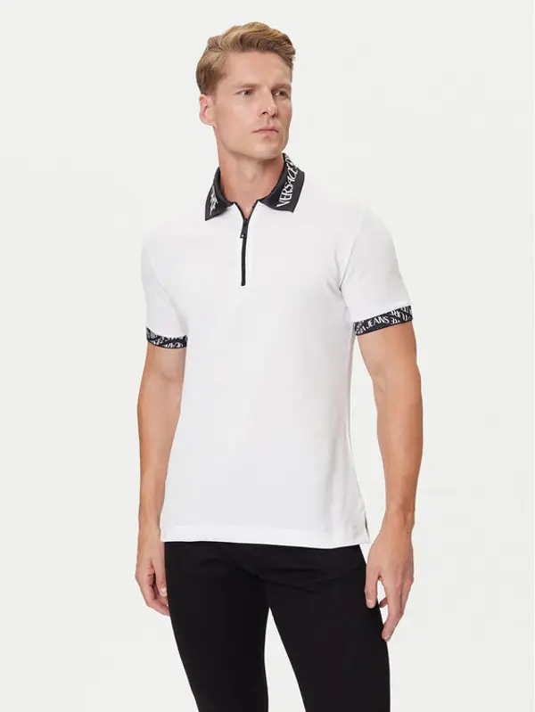 Versace Jeans Couture Versace Jeans Couture Polo 79GAGT02 CJ01T Bijela Regular Fit