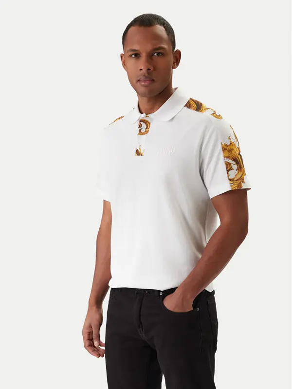 Versace Jeans Couture Versace Jeans Couture Polo 80GAG6R1 JS549 Bijela Regular Fit