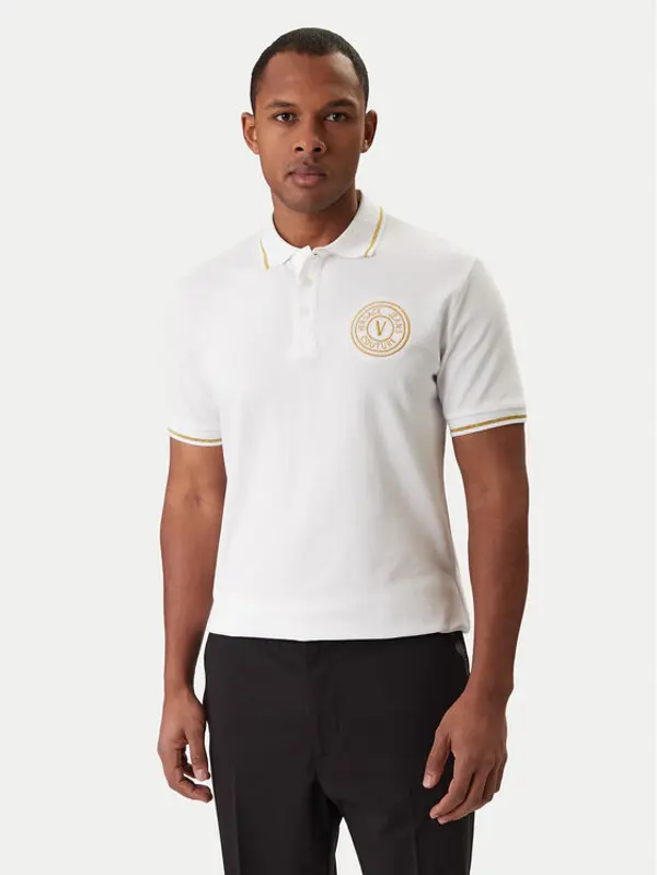 Versace Jeans Couture Versace Jeans Couture Polo 80GAGT03 CJ01T Bijela Regular Fit