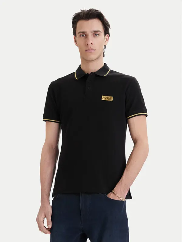 Versace Jeans Couture Versace Jeans Couture Polo 80GAGT05 CJ01T Crna Regular Fit