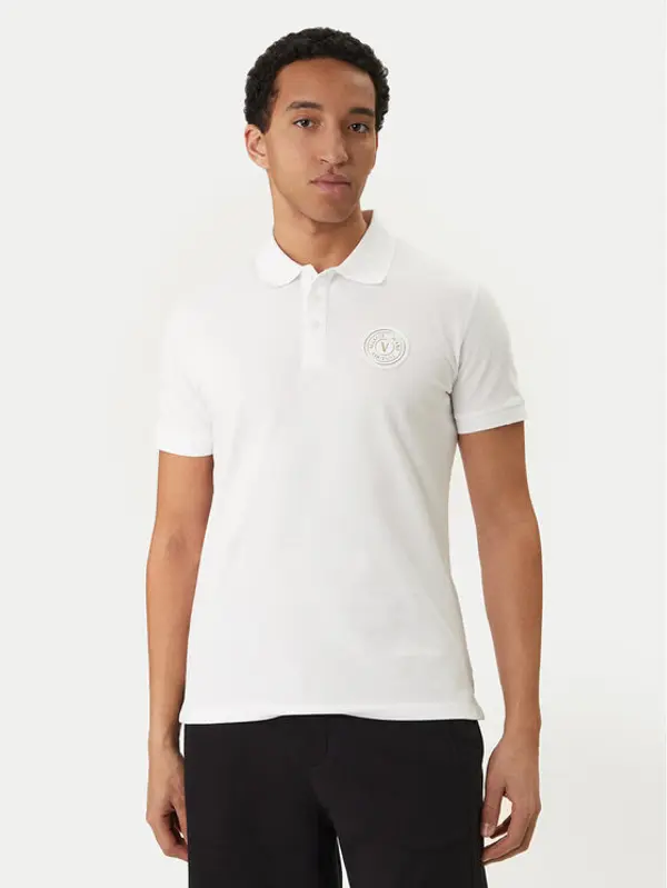 Versace Jeans Couture Versace Jeans Couture Polo 80GAGT19 CJ01T Bijela Regular Fit