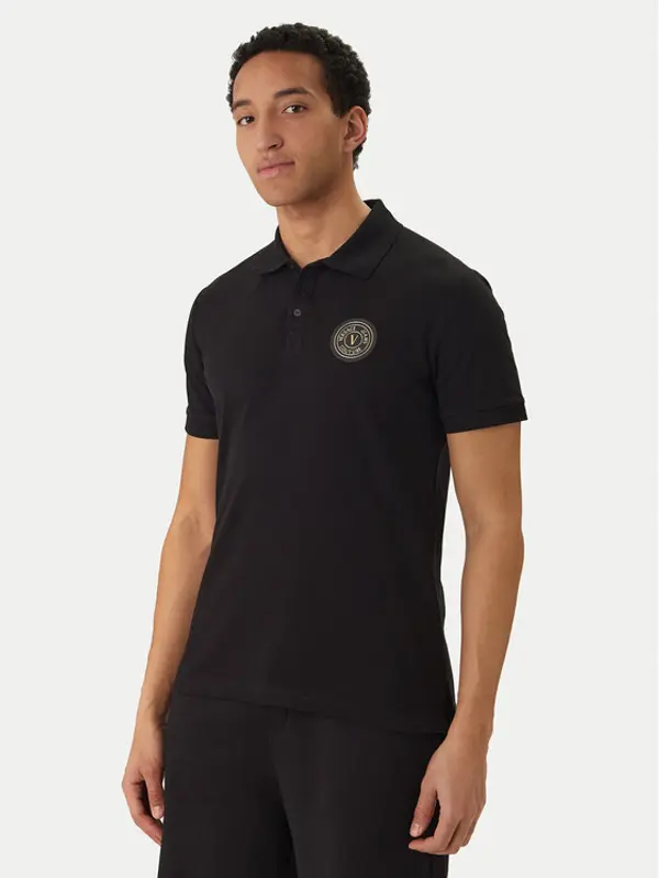 Versace Jeans Couture Versace Jeans Couture Polo 80GAGT19 CJ01T Crna Regular Fit
