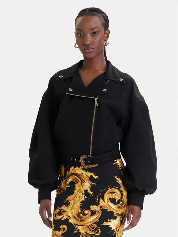 Versace Jeans Couture Versace Jeans Couture Prijelazna jakna 80HAS410 N0432 Crna Loose Fit