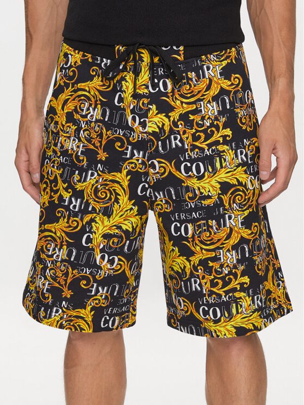 Versace Jeans Couture Versace Jeans Couture Sportske kratke hlače 74GAD3B0 Crna Regular Fit