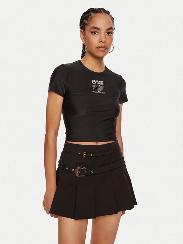 Versace Jeans Couture Versace Jeans Couture T-shirt 77HAH602 Crna Slim Fit