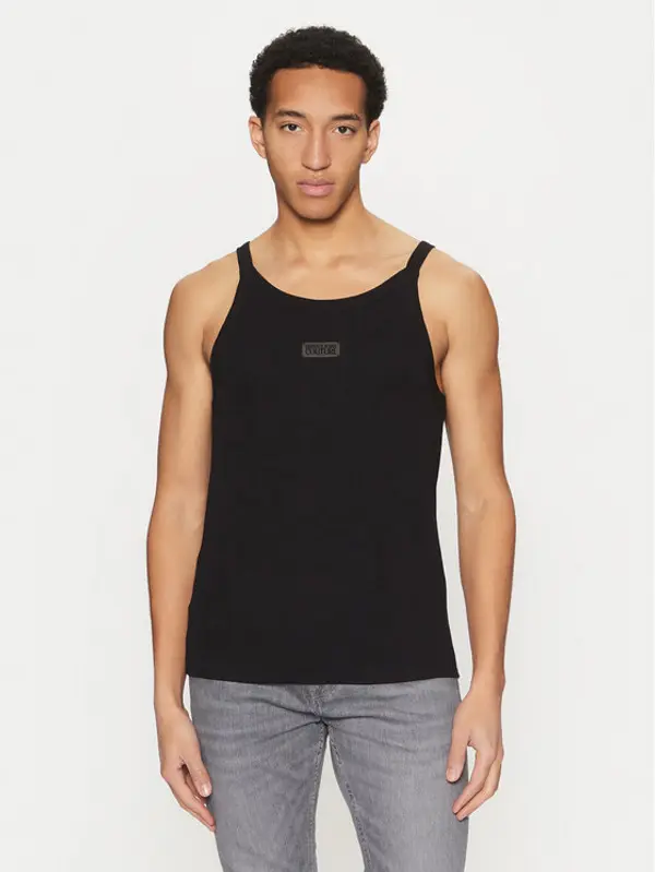 Versace Jeans Couture Versace Jeans Couture T-shirt 78GAH614 Crna Regular Fit