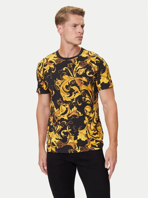 Versace Jeans Couture Versace Jeans Couture T-shirt 79GAH6S0 JS515 Crna Regular Fit