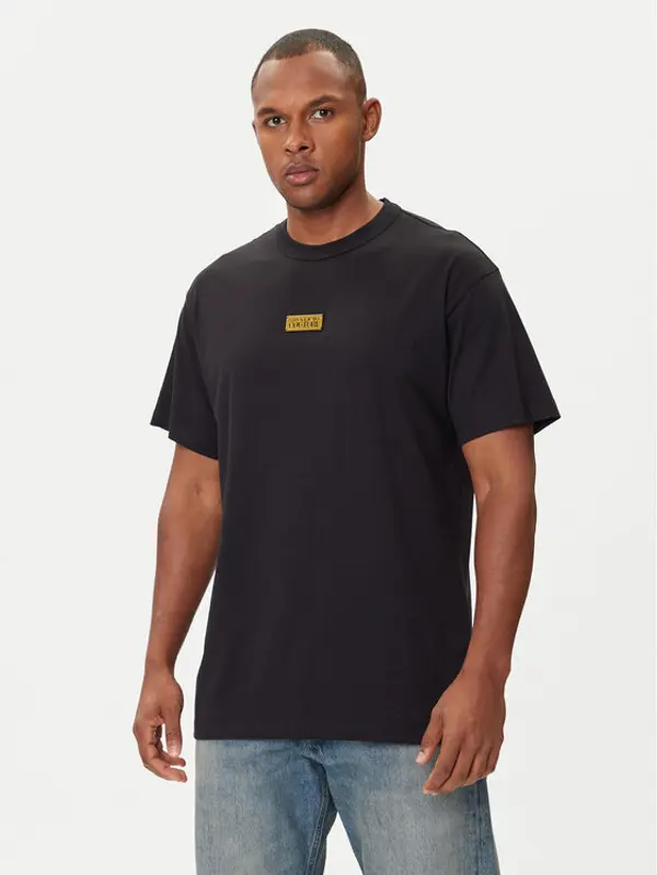 Versace Jeans Couture Versace Jeans Couture T-shirt 79GAHT08 CJ00T Crna Regular Fit