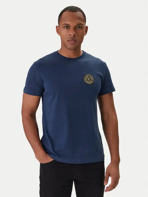 Versace Jeans Couture Versace Jeans Couture T-shirt 80GAHT03 CJ00T Plava Regular Fit