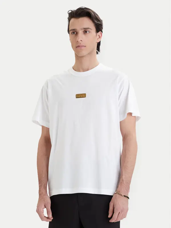 Versace Jeans Couture Versace Jeans Couture T-shirt 80GAHT05 CJ00T Bijela Regular Fit