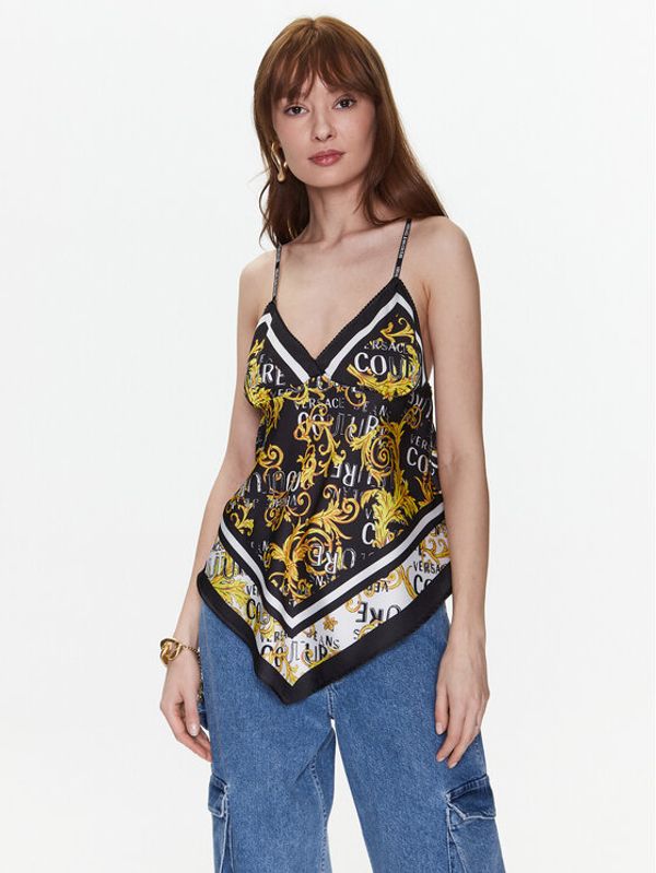 Versace Jeans Couture Versace Jeans Couture Top 74HAM2A5 Crna Regular Fit