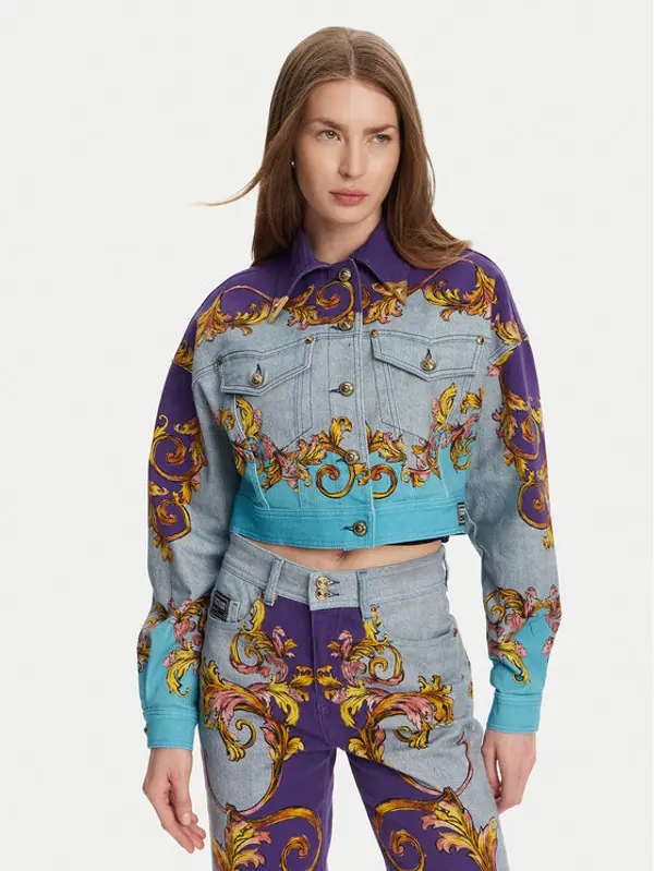 Versace Jeans Couture Versace Jeans Couture Traper jakna 78HAS4P0 Šarena Relaxed Fit