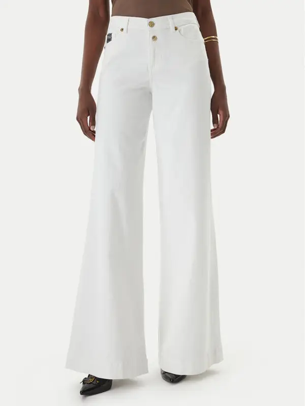 Versace Jeans Couture Versace Jeans Couture Traperice 80HAB561 CEWCA Bijela Wide Leg