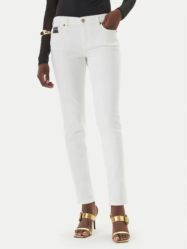 Versace Jeans Couture Versace Jeans Couture Traperice 80HAB5K1 CEWCA Bijela Skinny Fit