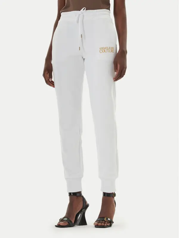 Versace Jeans Versace Jeans Donji dio trenerke 80HAAT01 Bijela Regular Fit